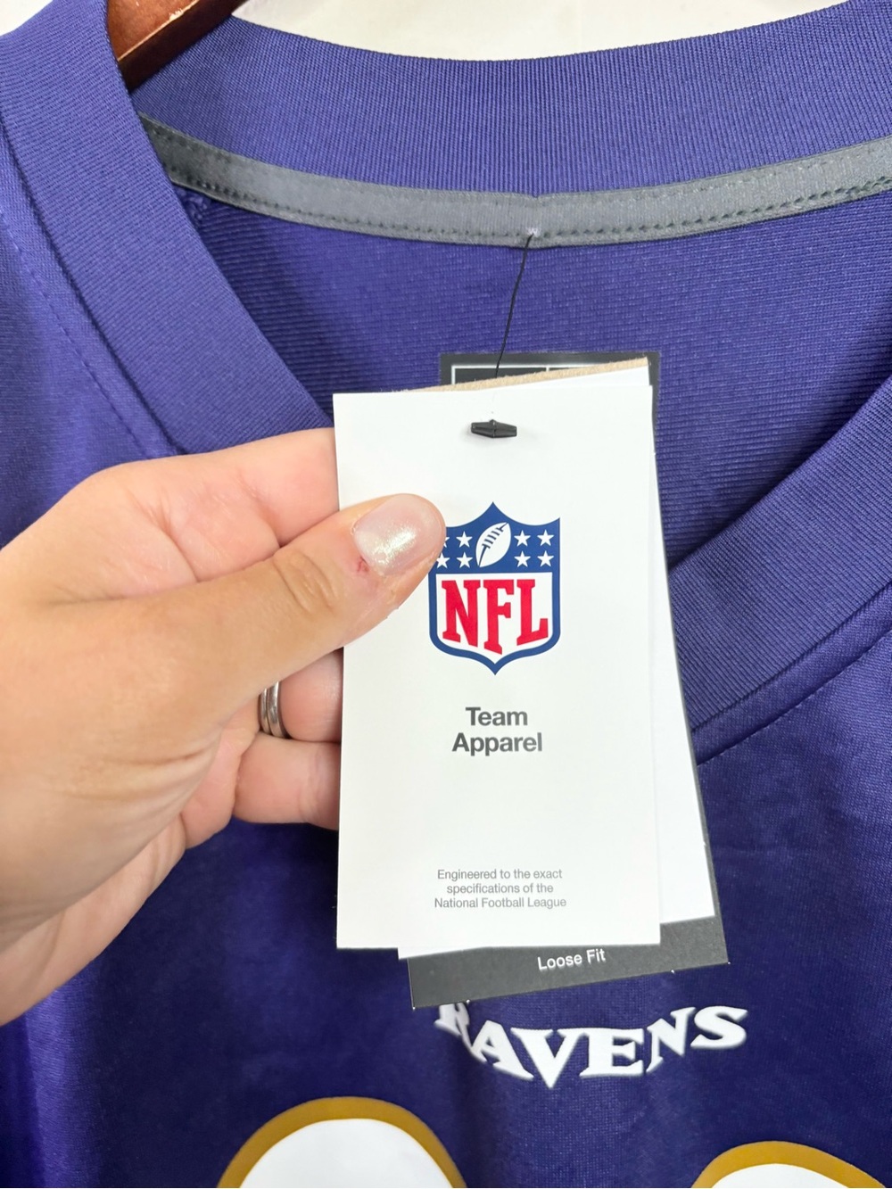 Baltimore Ravens Derrick Henry Nike Purple Game Jersey size XL new men’s loose - Picture 10 of 13